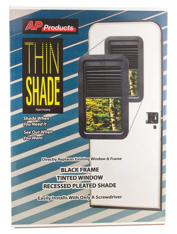 THIN SHADE COMPLETE UNIT-BLACK