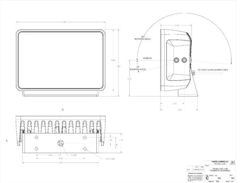 LUMITEC 101346 FLOOD LIGHT MAXILLUME H120 WHT. WHT