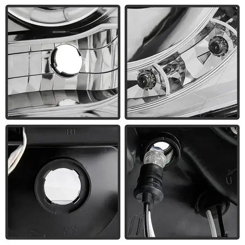 Spyder Automotive 5011923 Headlight Assembly Signature Series Projector Beam With L