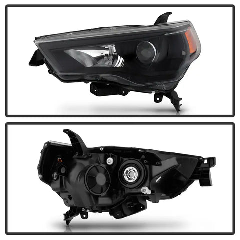 Spyder Automotive 9049569 Headlight Assembly OE Beam Clear Lens With Amber Reflecto