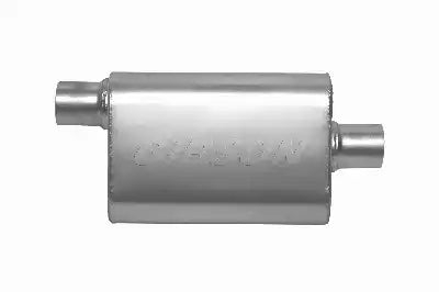 Gibson Performance Exhaust 55140S CFT Superflow Offset/Center Oval Muffler Stainless