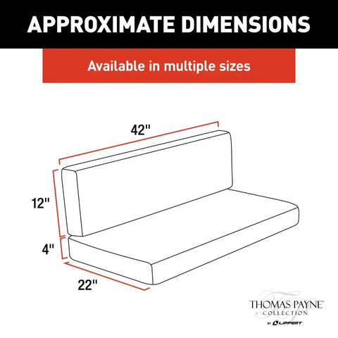 42' DINETTE CUSHIONS