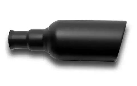 Gibson Performance Exhaust 500682-B Black Ceramic Rolled Edge Angle Tip