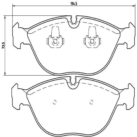 DISC BRAKE PAD SET