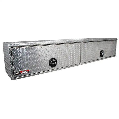 Westin 80-HTB88 - Brute HD TopSider Tool Box Polished Aluminum L 88 in. x W 13 H 16