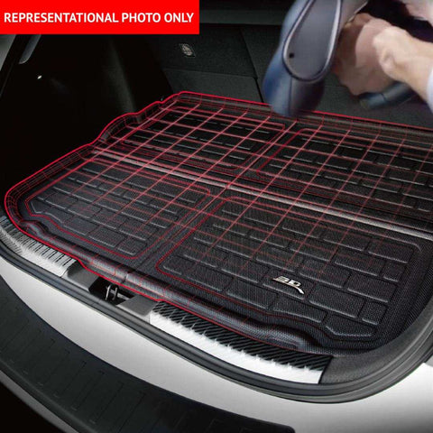 3D MATS/U-AC M1RI0011309 RIVIAN R1S 2022-2023 KAGU BLACK CAR