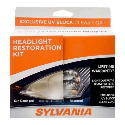 Sylvania Silverstar HRK.BX Headlight Restoration Kit With One 1 Ounce Surface Activator