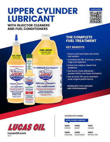 LUCAS OIL 10020 INJECTION CLEANER 5.25 OZ