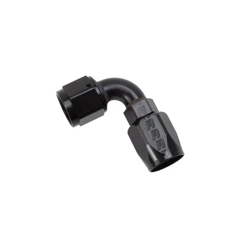 HOSE END 90 DEG 8AN BLK