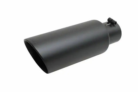 Gibson Performance Exhaust 500433-B Black Ceramic Double Walled Angle Tip