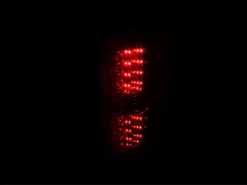 ANZO USA 311147 Tail Light Assembly LED Clear Lens Chrome Housing Clear Bulb Set