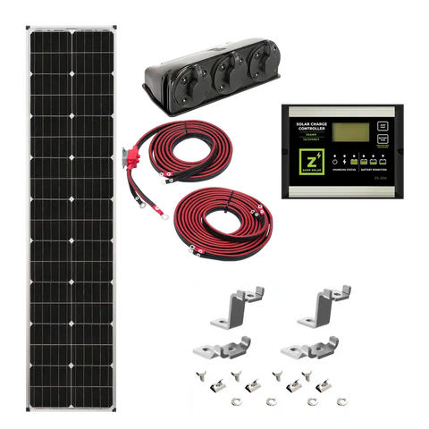 90 WATT DELUXE SOLAR KIT