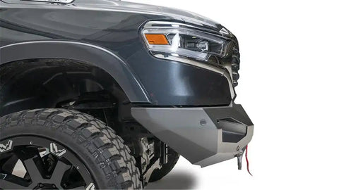 Fab Fours DR10-X2951-1 - Matrix Front Bumper 2 Stage Black Powder Coat 7/8 in. D-Ring Mounts No Guard