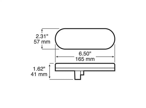 LED OVAL BACKUP LIGHT  CL