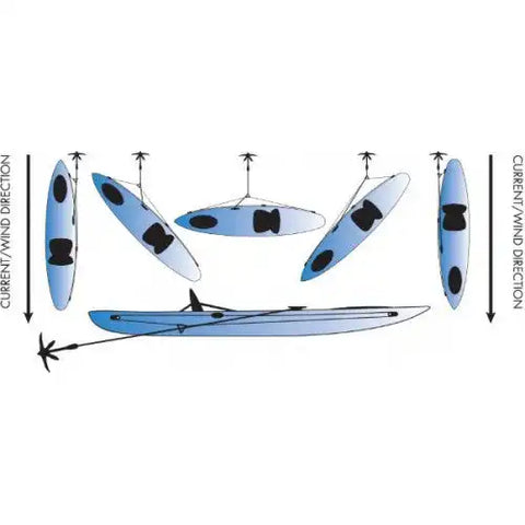 YAKGEAR AK1 DELUXE ANCHOR TROLLEY WITH PULLEYS