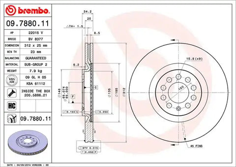 DISC BRAKE ROTOR