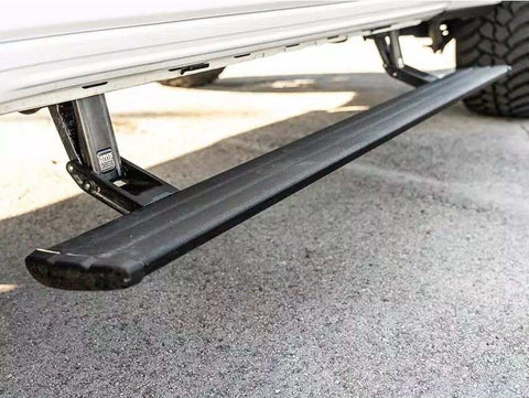 Amp Research 86338-01A Running Board PowerStep Smart Series Textured Powder Coated