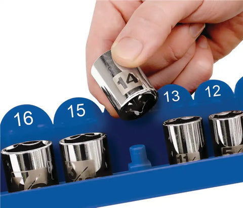 PERFORM TOOL W778 3/8' DR. MET SOCKET TRAY