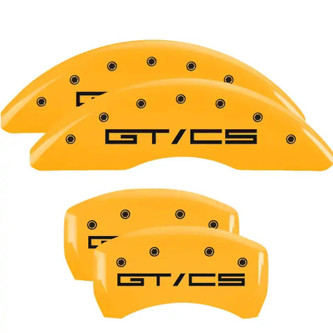 SET OF 4 CALIPER COVERS  ENGRAVED F