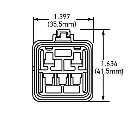 HELLA 358114931 RELAY CONN 280 WTHR 12' LEADS