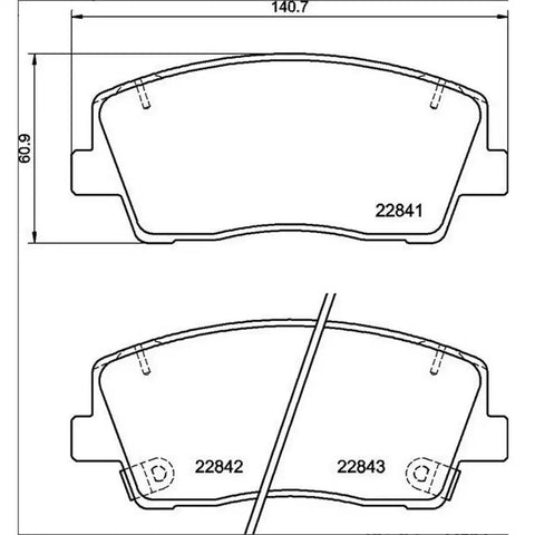 DISC BRAKE PAD SET