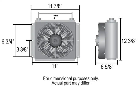 DERALE 65860 HI-FLOW 18 ROW RACING REMOTE COOLER
