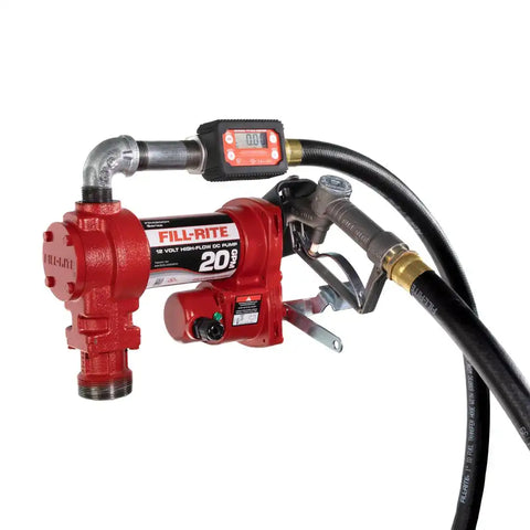 12VDC HIGH FLOW PUMP WITH IN-LINE