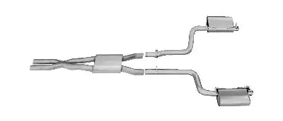 Gibson Performance Exhaust 617007 Cat-Back Dual System Stainless