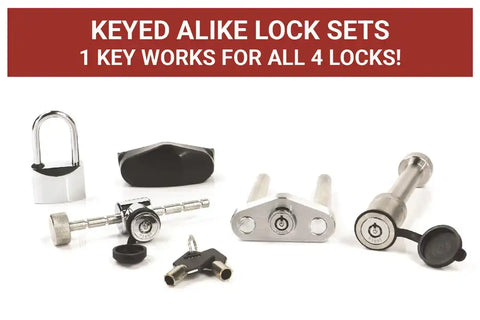 Weigh Safe CTB4-2.5 - Adjustable Trailer Hitch w/ Chrome Tow Balls 4 Drop for 2.5 Receiver
