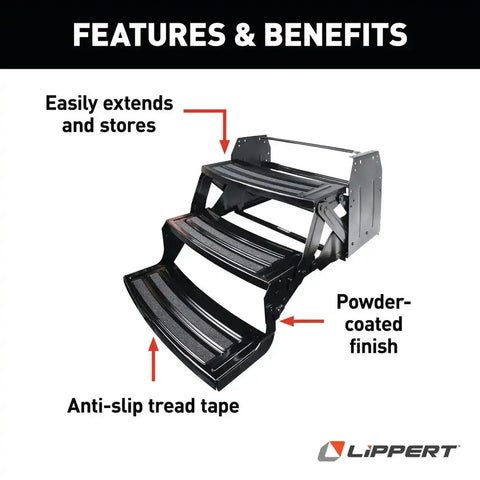 24' RADIUS TRIPLE 7' MANUAL STEP
