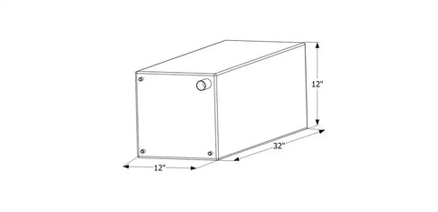 ICON 12736 FRESH WATER TANK  WT2472  32X12X12
