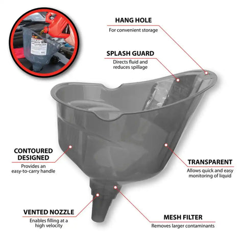 CLEAR VIEW EASY-FILL FUNNEL 1 GALLO