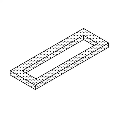 SUBURBAN MFG 070853 SUBURBAN BOTTOM DUCT GASK