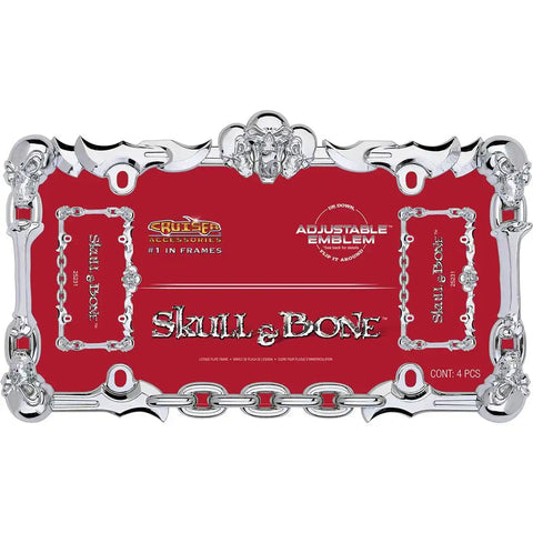 CRUISER 25231 SKULL & BONE  CHROME