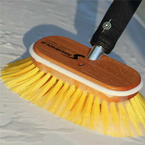 SHURHOLD IND 955 6' DECK BRUSH MEDIUM YELLOW POLY