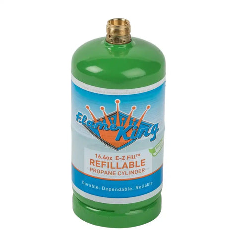FLAME KING FLMKNG164LP 1-LB REFILLABLE PROPANE CYLINDER