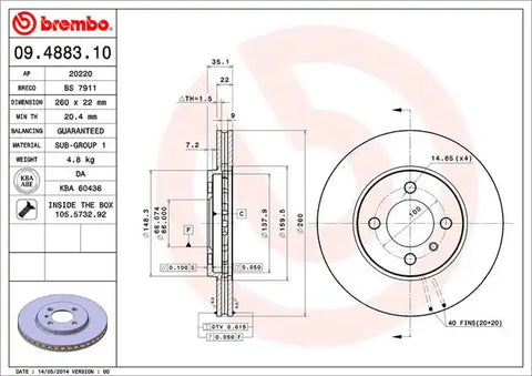 DISC BRAKE ROTOR