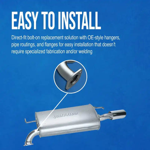 QUIET FLOW 3 MUFFLER