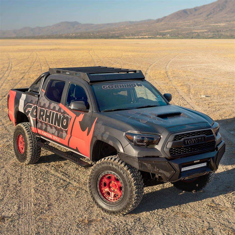 GO RHINO V3443280T Nerf Bar V3 Vertex 2024-2025 Toyota Tacoma Double Cab 6 Ft