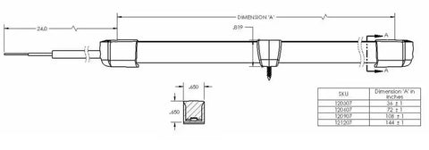 LUMITEC 101643 MORAY FLEX LIGHT 12 FT. RGBW