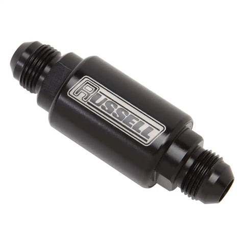 FUEL FILTER  #6 MALE BLK