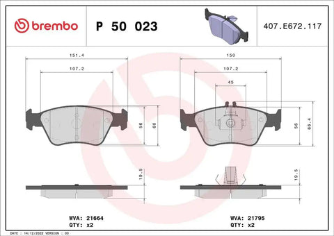 DISC BRAKE PAD SET