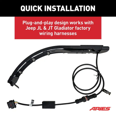 Aries 1500235 Side Marker Light - LED Fender Clear/Amber Lens 6000K LED Ultra Whi