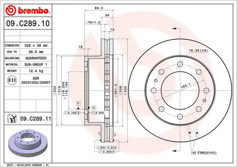 DISC BRAKE ROTOR