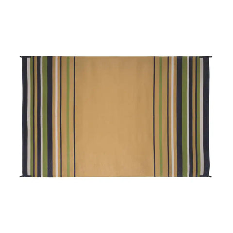 FAULKNER 68800 MAT STRIPED 8X20 NAVY/WHT/LIME/BGE
