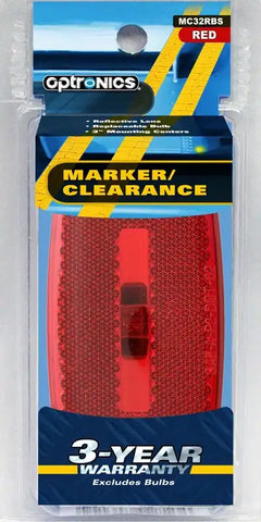 M/C; OVAL;BLK BASE; RED