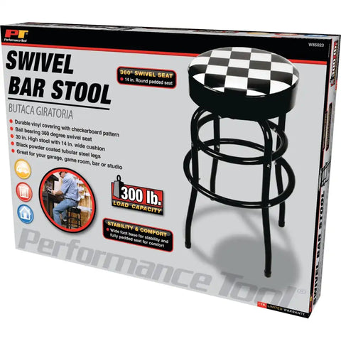 BAR STOOL CHECKERED