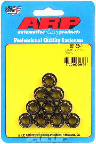 ARP 301-8341 3/8-16 12PT NUT KIT