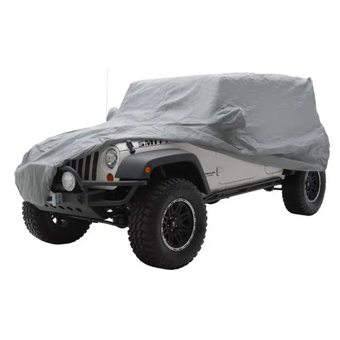 Smittybilt 835 - Complete Cover W/Storage Bag, Lock & Cable Gray
