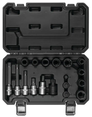PERFORM TOOL W86025 18PC BRAKE CALIPER SOCKET SET